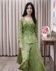 Aster Skirt Set Green color