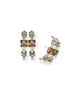 Cosmic Cadence Earrings Gunmetal color