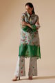 Tara - Grey Print Pant Grey color