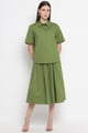Skirt Santacruz Green color