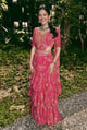Shivani Bafna in the Tara Saree Set Pink color