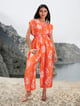 Chilie Jumpsuit Orange color