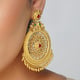 Chola Legacy Statement Earrings Gold color