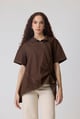 Joselle Shirt Espresso Brown color