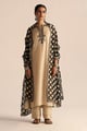 Chikoo Kurta Set with Dupatta Chikoo color