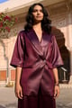 Cherry Blazer Top Cherry color