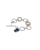 Alyssa Charm Bracelet Silver/Blue color