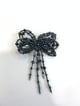 Blue Crystal Beaded Hair Clip - Beauty Spot Jewellery - Image 1