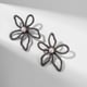 Felicity Earrings Gunmetal color