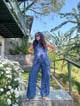Irene Co-Ord Set Blue color