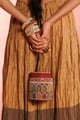 Raaz Barrel Bag Red color