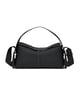 Pelle - Ladies Leather Baguette Bag Black Black color