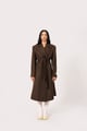 The Dark Roast Overcoat Dark Brown color