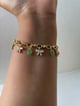 Bow Crystal Pre-Made Charm Bracelet Sea Green color