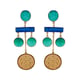 Deco Danglers Green/Blue color