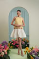 Orlando Dress Yellow/White color