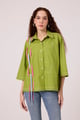 Theo Shirt Matcha Green color