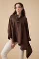 Cove Shirt Espresso Brown color