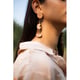 Celestial Earrings Ochre color