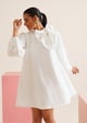 Belle Dress White color