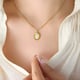 Pendant Necklace, Portia Gold color