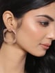 Tile Earrings Rose Gold color