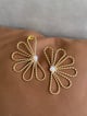 Daisy Earrings Gold color