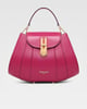 Mini Brioche Top Handle Bag Pink color