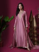 Rose Kaftan Kurta Set Pink color