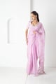 Zoa Saree Lavender color
