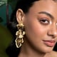 Orchid Earrings Ivory color