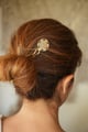Flower of Life Hair Pin Gold color