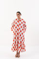 Ringas Polka Dress White/Orange White/Orange color