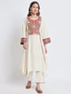 Prism Kurta Set Ivory color