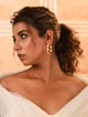 Bikaner Hoops Medium Gold color