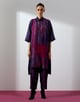 Violet Embellished Kurta Pant Co-Ord Set Purple color