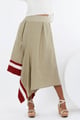 Toasted Terraced Skirt Beige color