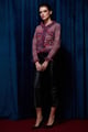 La Jolie Metallic Jacket Red color