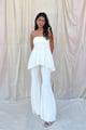Bell Bottom Pants White color