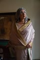 Ashok Saree in Mauve Silk Nude Pink color
