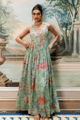 Ume Maxi Blue color