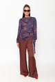 Creme Brulee Top Purple Purple color