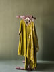 Pista Barfi Embroidered Kurta Set Green color
