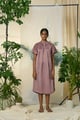 Eucalyptus Silk Dress Pink color