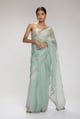 Olivine Saree Mint color
