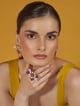 Ziva Statement Ringh Mauve color