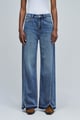 Wide Leg Jeans Blue color