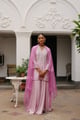 Light Pink Hand Embroidered Sharara Set Light Pink color