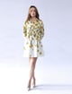 Sunflower Mini Shirt Dress White color