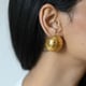 Disco Ball Studs Gold color
